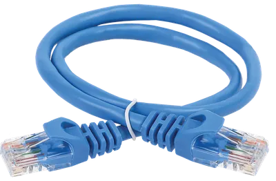 ITK Коммутационный шнур кат. 5Е UTP PVC 10м синий