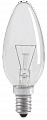 Лампа накаливания C35 свеча прозрачная 60Вт E14 