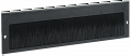 ITK Щеточный кабельный ввод 390х115 мм, черный