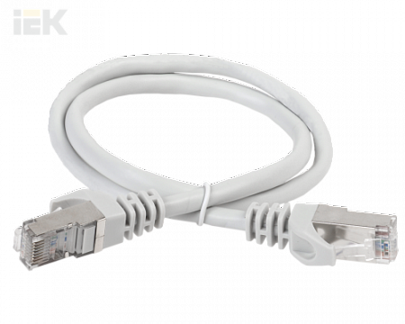 ITK Коммутационный шнур кат. 6 FTP PVC 15м серый