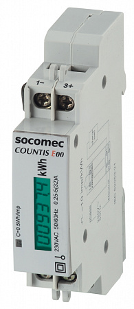 Socomec 48503019 Счетчик электроэнергии 32А, 1Ф, прямого включения АС.
