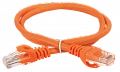 ITK Коммутационный шнур кат. 5Е UTP LSZH 0,5м оранжевый