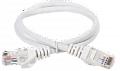 ITK Коммутационный шнур кат. 5Е UTP PVC 10м белый