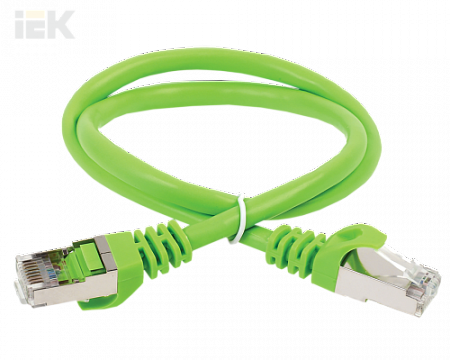 ITK Коммутационный шнур кат. 6 FTP PVC 0,5м зеленый