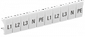 Маркеры для КПИ-2,5мм2 с символами &quot;L1, L2, L3, N, PE&quot; IEK