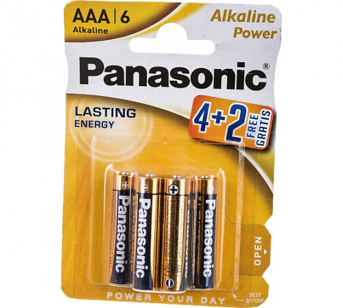 Panasonic LR03 Allkaline Power BL*6 (4+2) 