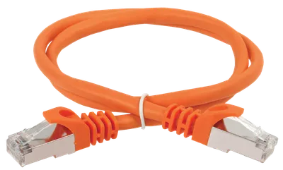ITK Коммутационный шнур (патч-корд), кат.5Е FTP, 0,5м, оранжевый