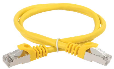 ITK Коммутационный шнур кат. 6 FTP LSZH 1м жёлтый