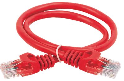 ITK Коммутационный шнур (патч-корд), кат.5Е UTP, 1,5м, красный