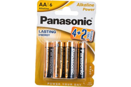 Panasonic LR6 Allkaline Power BL*6 (4+2) 