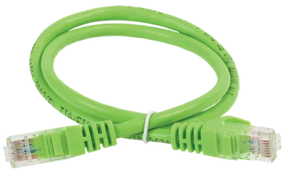 ITK Коммутационный шнур кат. 5E UTP LSZH 0,15м зеленый