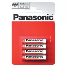 Panasonic R03 Zinc Carbon BL*4 батарейка