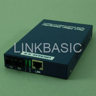 LinkBasic FTS02-20-1 Медиаконвертор 10/100, SC, одномод, питание внешнее