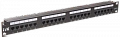 ITK 1U патч-панель кат.6 UTP, 24 порта (Dual), с каб. орг-м