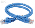 ITK Коммутационный шнур кат. 6 UTP PVC 2м синий