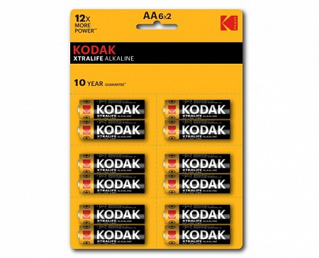 Kodak LR6-12BL perforated (6x2BL) XTRALIFE батарейка