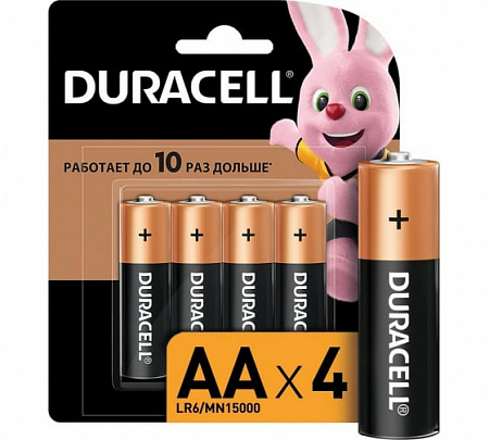 Duracell LR6-4BL BASIC 4*4 батарейка