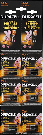 Duracell LR03-2BL BASIC 2*6 батарейка