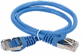 ITK Коммутационный шнур (патч-корд), кат.5Е UTP, 1м, синий