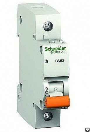 Schneider 11201 Автоматический выключатель ва63 1п 6A C 4,5 ка