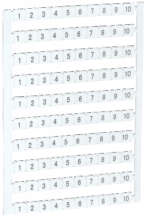 Маркеры для КВИ-4/16мм2 с нумерацией №№ 1-10 IEK