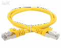 ITK Коммутационный шнур кат. 5Е UTP LSZH 0,5м жёлтый