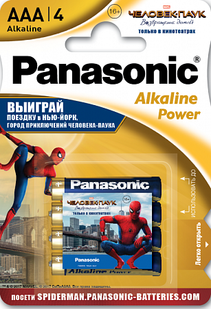 Panasonic LR03 Alcaline Power BL*6 батарейка 