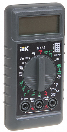 Мультиметр цифровой Compact M182 IEK серия Home