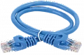 ITK Коммутационный шнур кат. 6 UTP PVC 15м синий