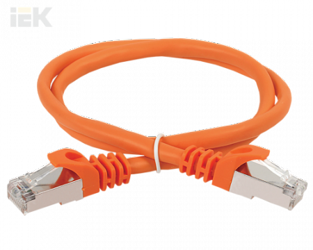 ITK Коммутационный шнур кат. 6 FTP LSZH 1м оранжевый